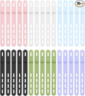Donruby 24Pcs Silicone Cable Ties by Donruby