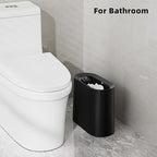 SUBEKYU 2.3 Gal Trash Can for Bathroom, Small Office Garbage Can for Kitchen - Image 4