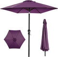Best Choice Products 10ft Outdoor Table Compatible Steel Polyester Market Patio Umbrella w/Crank and Easy Push Button Tilt by BestChoiceProducts