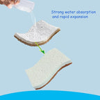 12Pcs Biodegradable Natural Kitchen Sponge - Image 6