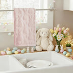 Artoid Mode 1 Pc Pink 3D Rabbit Jacquard Easter Hand Towels - Image 5