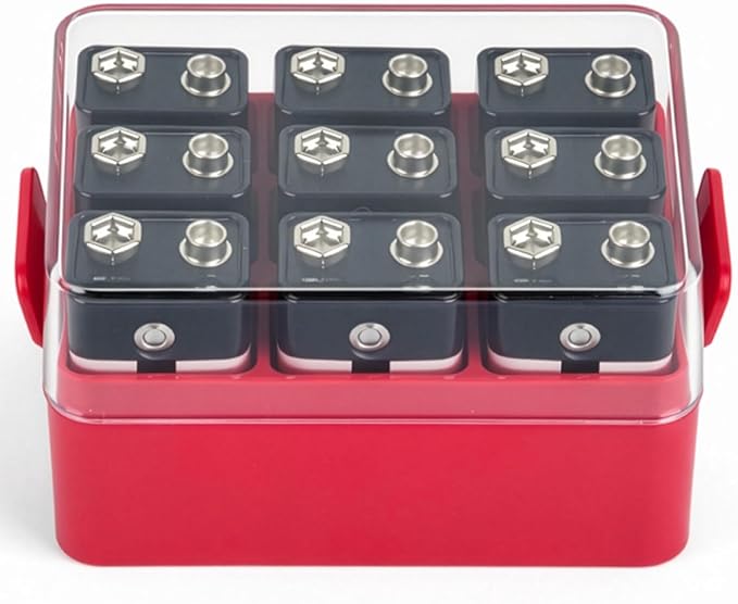 ALCYON Battery Organizer Storage Case, Battery Vault Box Container by ALCYON