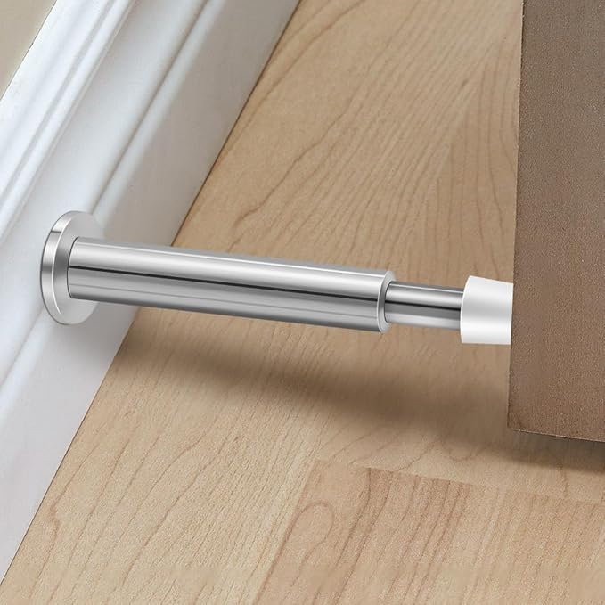 KOLAKO Door Stoppers for Wall, 8 Pack Door Stops, Long Spring Door Stopper - Image 7