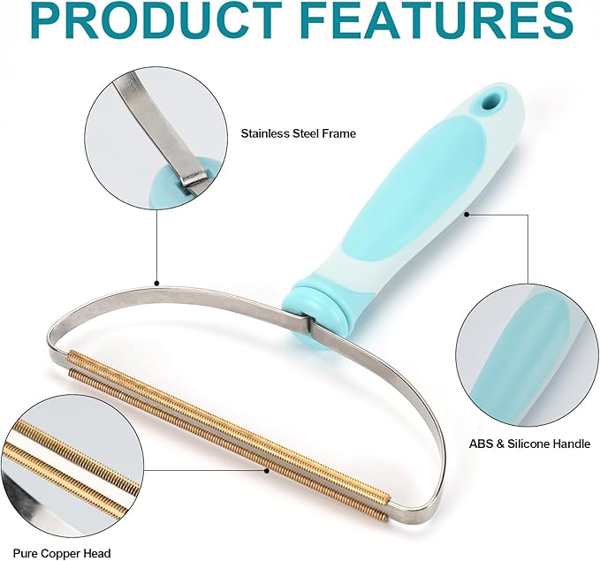 Pet Hair Removal Tool, Dog Cat Deep Cleaning Fur Removers, Lint Cleaner Pro - Image 5