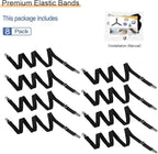 8Pcs Adjustable Bed Sheet Straps Clips, Elastic Mattress Sheet Fasteners Holder - Image 7