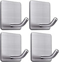 Heavy Duty Adhesive Towel Hooks Stick on Towel Hanger Wall Holder Waterproof by FOTYRIG