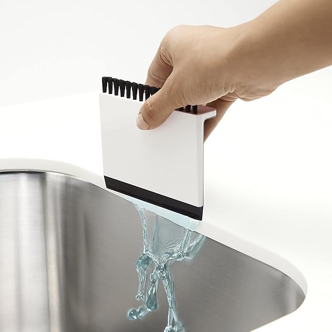 Kohler K-6379-0 Kitchen Sink Squeegee and Countertop Brush, Cleans Wet and Dry - Image 5