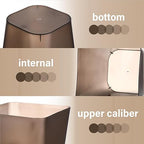 Hoolerry 9 Pieces Garbage Can 2 Gallon Small Trash Cans Bulk Bathroom Trash Bin - Image 3