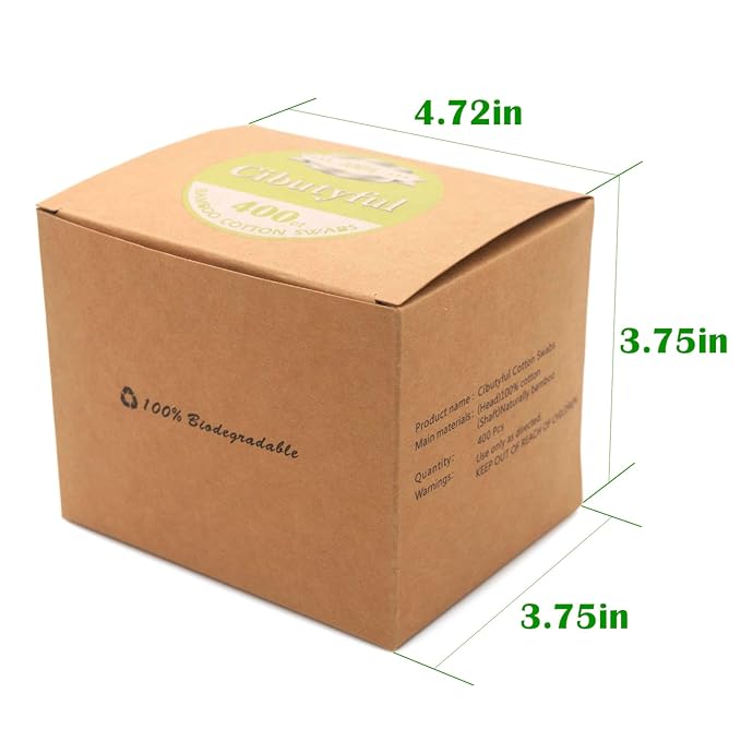 Cotton Swabs 400 count Double Round Tips Cotton Swabs - Image 9