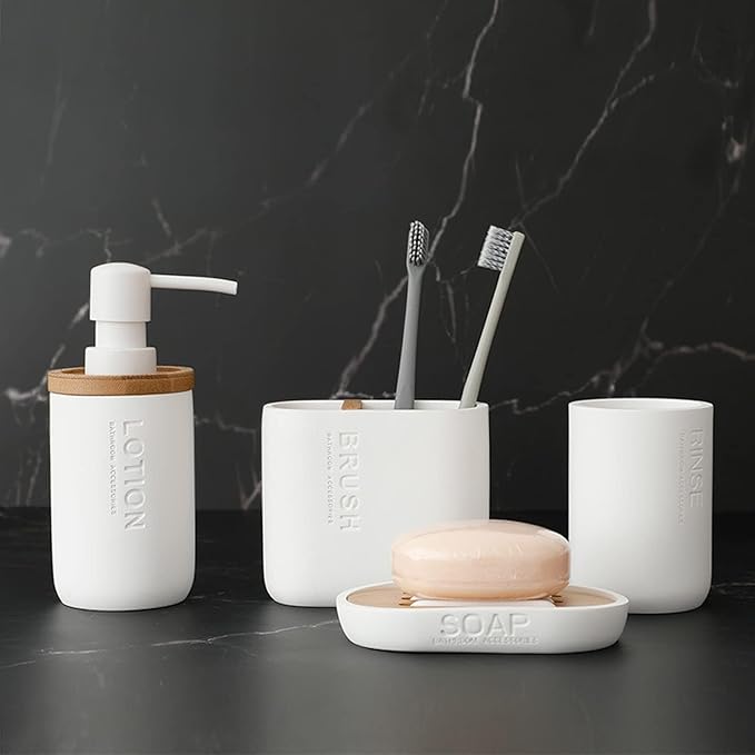 Toothbrush Holders Bamboo Electric Toothbrush Holder Bathroom Storage Organizer - Image 9