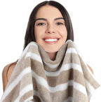 KinHwa Microfiber Hand Towels for Bathroom Soft and Absorbent Face Towels Brown - Image 5