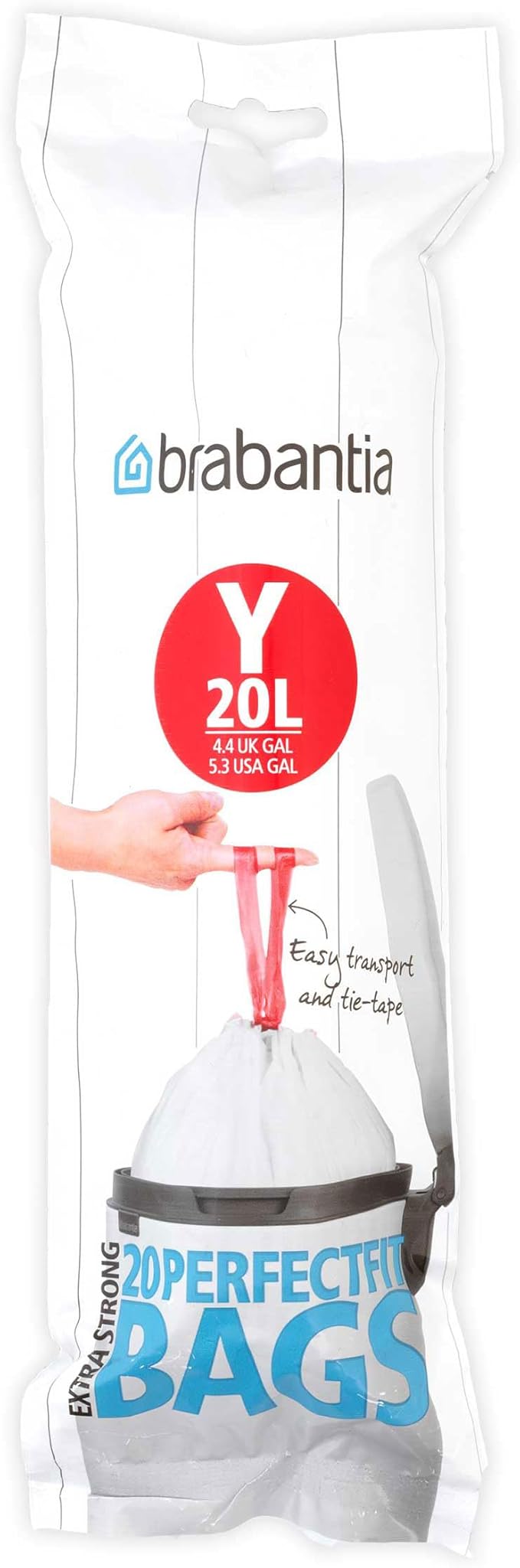 Brabantia PerfectFit Trash Bags High Quality Thick Plastic Trash Can Liners by BrabantiaUSA