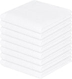 Homaxy 100% Cotton Waffle Weave Kitchen Dish Cloths, Ultra Soft Absorbent Quick by Homaxy