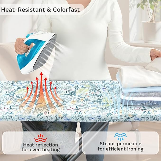 FIOBEE Ironing Board Cover and Pad Extra Thick Iron Board Pad - Image 2