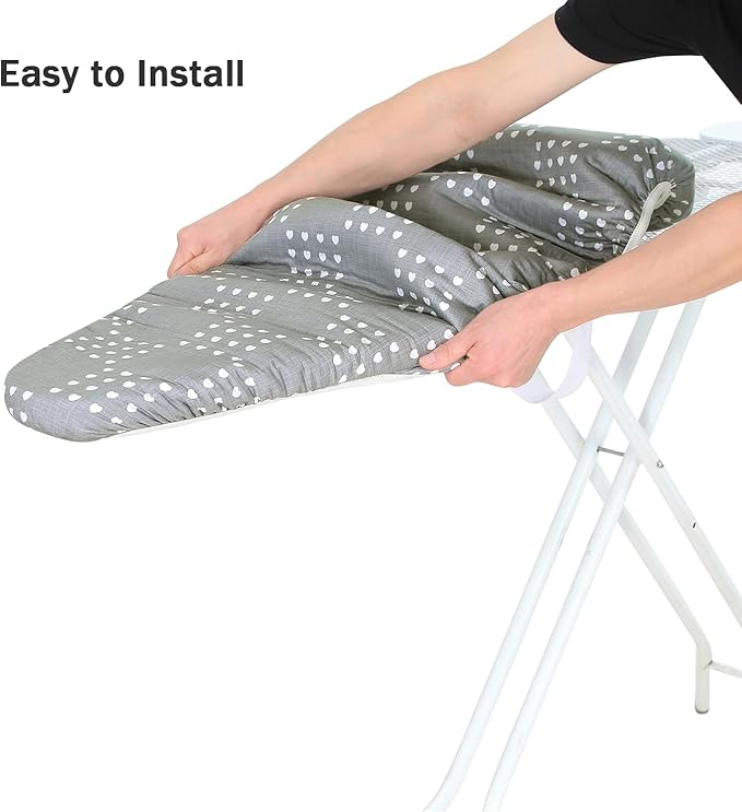 Ironing Board Cover and Pad Standard Size 15 x 54, 3 Pairs of Hook and Loop - Image 5