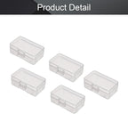 Fielect 5Pcs 9V Battery Storage Case, Battery Organizer - Image 4
