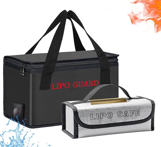 Lipo Battery Safe Bag Large Capatity Fireproof Bag by Unknown