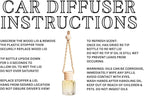 Amber & Vanilla Hanging Car Air Freshener – Long Lasting Essential Oil Diffuser - Image 5