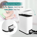 1.3 Gallon Stainless Steel Trash Can - Image 4