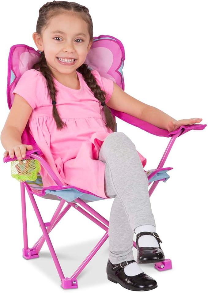 Melissa & Doug Cutie Pie Butterfly Camp Chair (Frustration-Free Packaging) - Image 9
