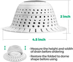 Drain Hair Catcher for Shower and Bathtub, Collapsible Anti-Clog Drain - Image 5