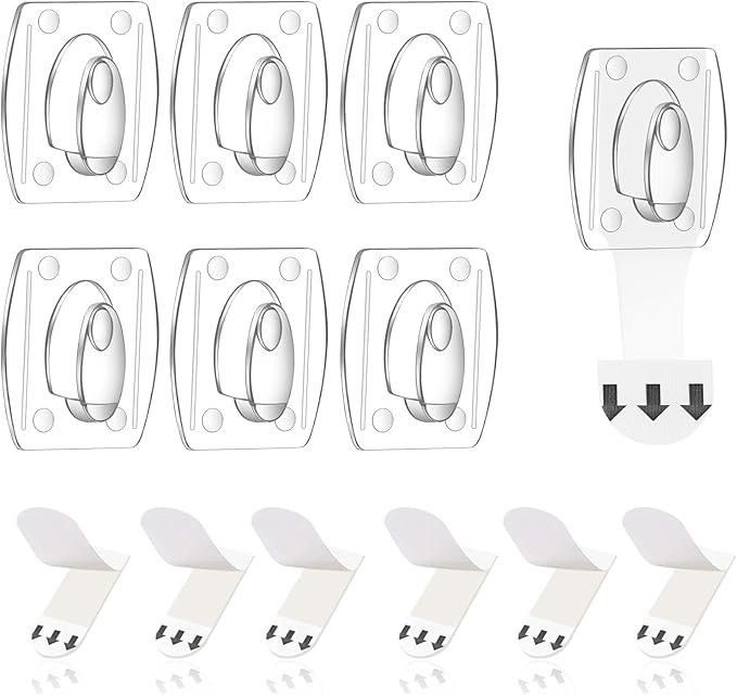 Ainiv 2-Packs Large Light Clips, Damage Free Hanging String Light Hooks - Image 8