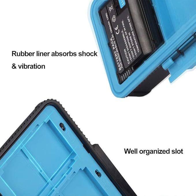 LENSGO Camera Battery Memory Card Case, Memory Card Hard Protector Case - Image 4