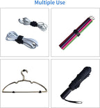 6 Inches Multi-Colour Reusable Cable Ties Cord Straps Multi-Purpose Wire Ties - Image 4