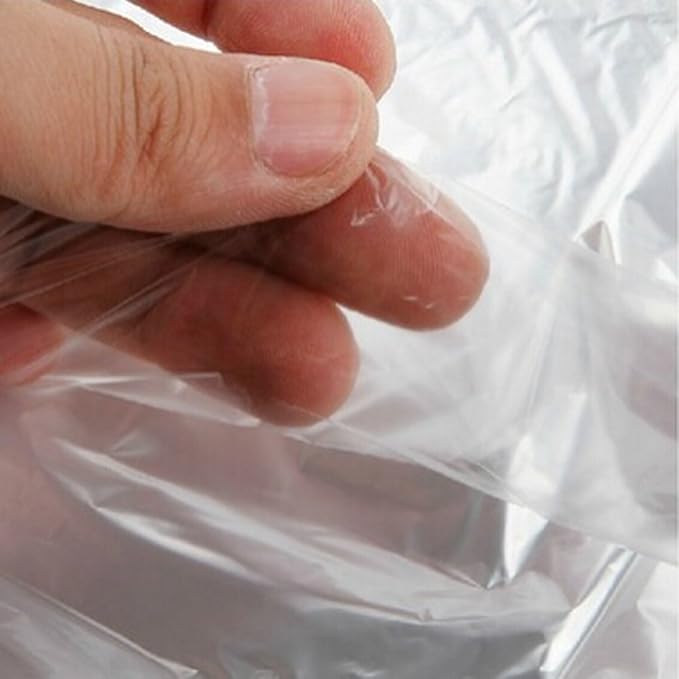 20Pcs Dry Cleaner Bags Plastic Clear Can be Hung Transparent Clothing Dust Cover - Image 5