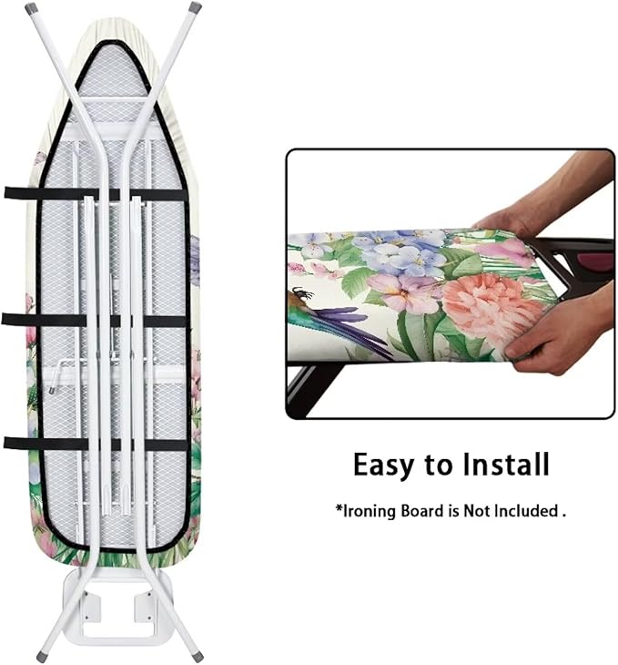 ZDCUSTOM Ironing Board Cover Adjustable Eleastic Edge Fit Decoration Table Top - Image 4