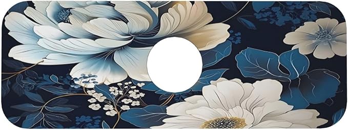 Unique Flower Pattern Kitchen sink faucet pad, strong water absorption - Image 9