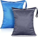 Shappy 2 Pcs Large Travel Laundry Bag Washable Waterproof Wet Dry Large Dirty by Shappy