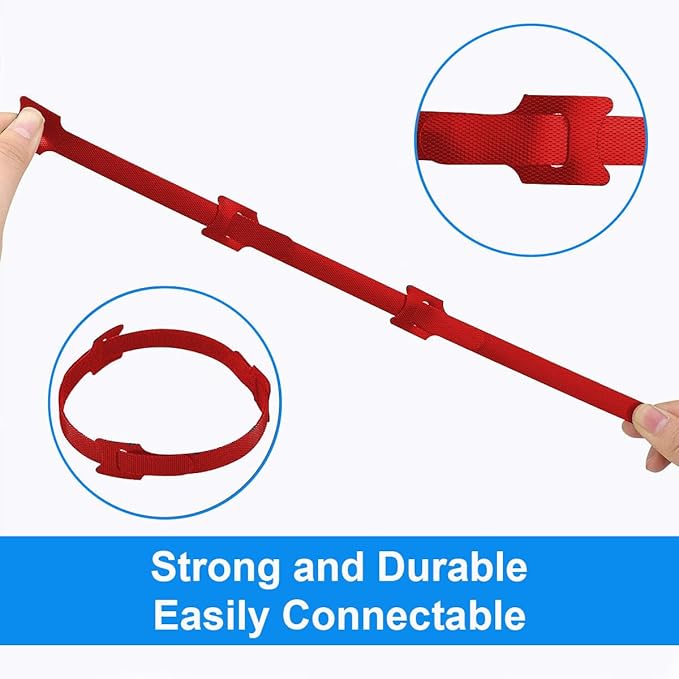 60 PCS 6 Inches Reusable Cable Ties, Wire Ties, Cord Organizer, Cable Organizer - Image 5