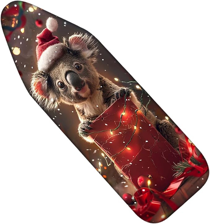 Nuxovilar Ironing Board Covers Winter Koala Pattern Polyester 15x54 Inches by Nuxovilar