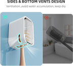 Travel Toothbrush Head Cover 2PCS, Electric Toothbrush Covers Caps, Ventilated - Image 6