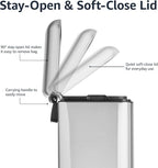 Amazon Basics Rectangular Small Trash Can - Image 3