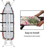 Hummingbird Floral Ironing Board Cover Standard Size 15x54, Thick Padding - Image 5