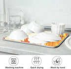 Autumn Fall Dish Drying Mat for Kitchen Counter Pumpkin Maple Leaves Drying Mat - Image 5