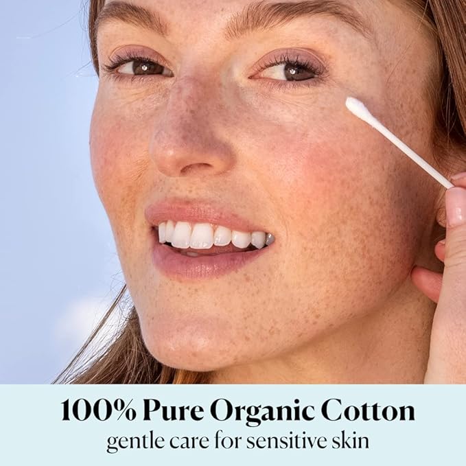 Sky Organics - Organic Cotton Swabs, 500 ct. - Ultra Soft Tips - Strong & - Image 3