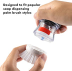 4 Pack Soap Dispensing Palm Brush Refills, Palm Brush Replacement Head - Image 5