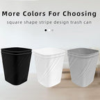 DAJITRE Small Plastic Trash Can Wastebasket Recycling Bin - Image 8