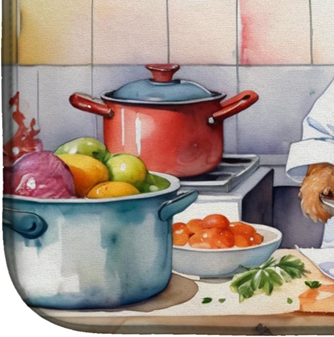 Caroline's Treasures DAC6290DDM Norfolk Terrier The Chef Dish Drying Mat - Image 4