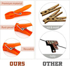 72Pcs Plastic Clothes Pins, Beach Towel Clips Small Heavy Duty, Laundry Clips - Image 3
