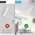 Extra Sticky Large Surface Lint Roller, 6.3'' Giant Lint Roller - Image 4
