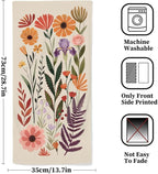 Floral Hand Towels for Bathroom, 2 Packs Decorative Boho Kitchen Towels 28.7 x - Image 2