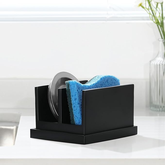 Luxspire Kitchen Sponge Holder for Sink, Dish Sponge Holder - Image 9