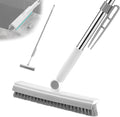 Floor Scrubbing Brush with 57" Adjustable Long Handle, 3 in 1 Living Grout by YSDSDAKA