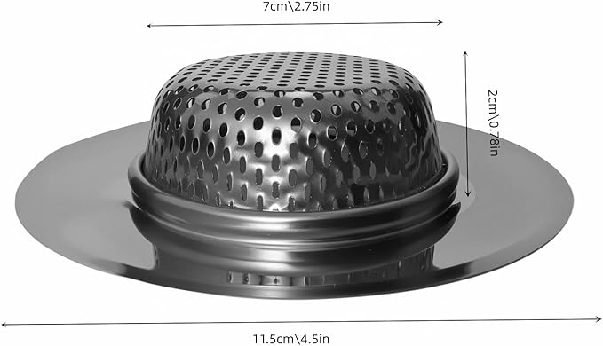 Kitchen Sink Drain Strainer Sink Stainless Steel Protectors - Image 7
