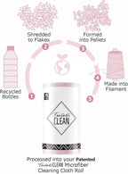 Fantasticlean Microfiber Cleaning Cloth Roll -675 Pack, Tear Away Microfiber - Image 5
