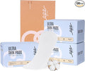 100% Organic Panty Liners for Women-120ct, Ultra Thin Cotton Cover, Regular by RPELife